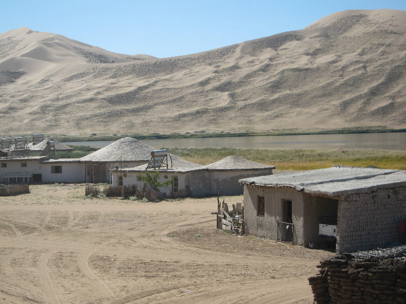 Village in the desert