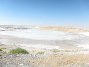 Salt in the Tengger Desert
