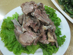 back at Zuoqi, mutton is the specialty.