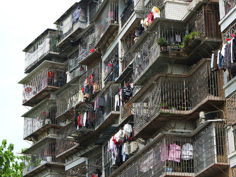 Chinese apartment buildings