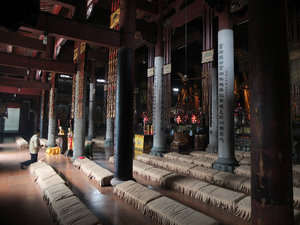 inside the temple