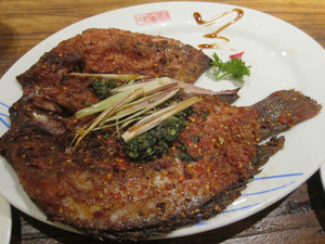 Fish at a Yunnan restaurant