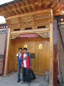 a typical Tibetan gate