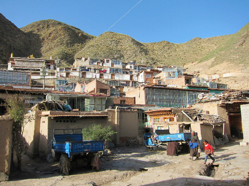 the Tibetan town of Xiahe