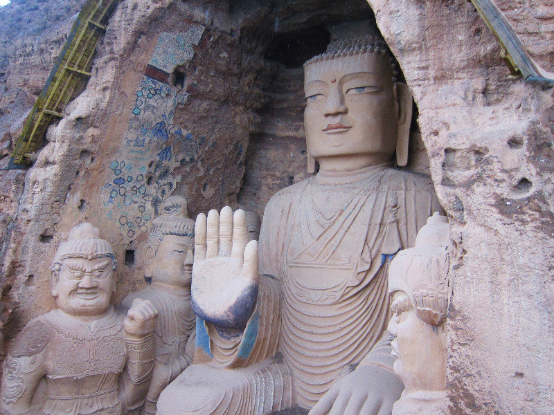 the Big Buddha at Tian Ti Shan 