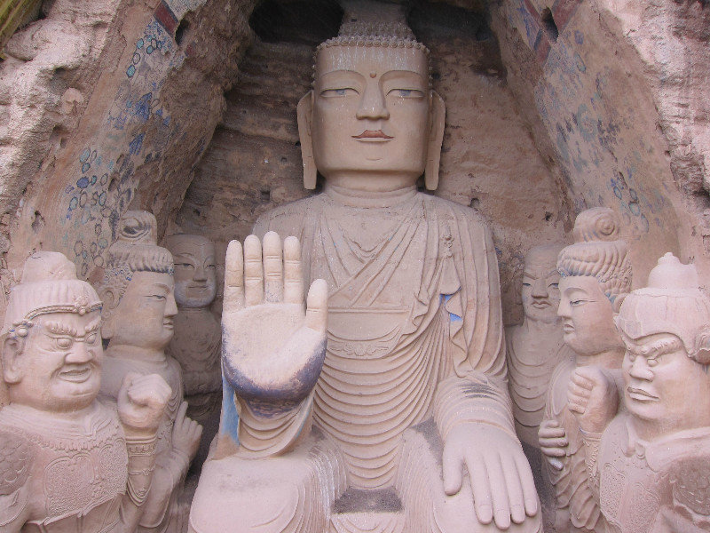 ancient Buddha at Wuwei, Gansu