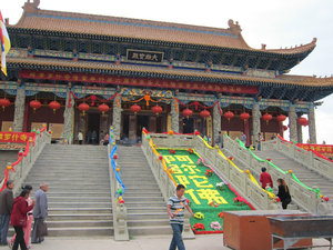 brand new temple in Wuwei