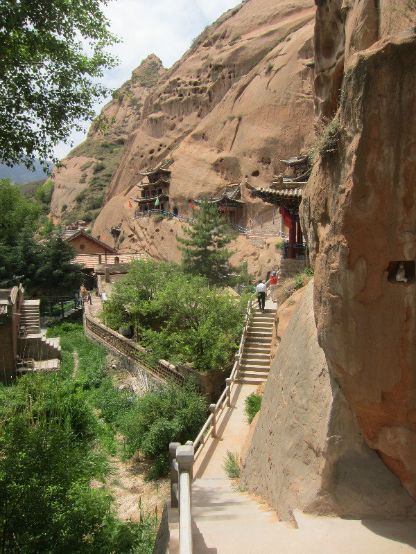 the complex up the cliff