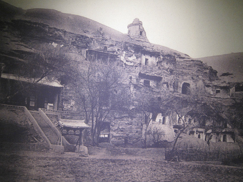 Mogao Caves in 1900