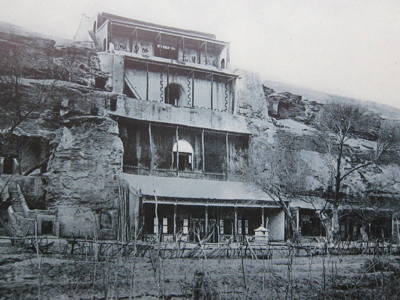 Mogao Caves in 1900