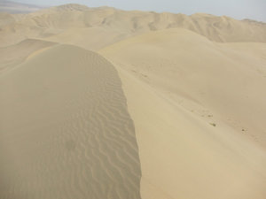 the view from the top of the dune