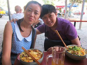 Becky and her friend Jiao Lu