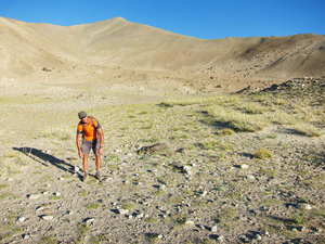 even walking down was tiring because of all the slippery rocks and gravel