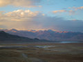 sunset on the Pamir