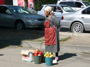street scene in Bishkek