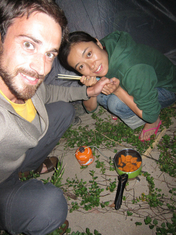 First night camping in Fujian 