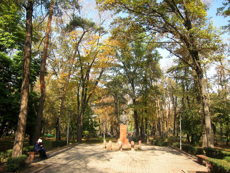 one of the many park in Almaty