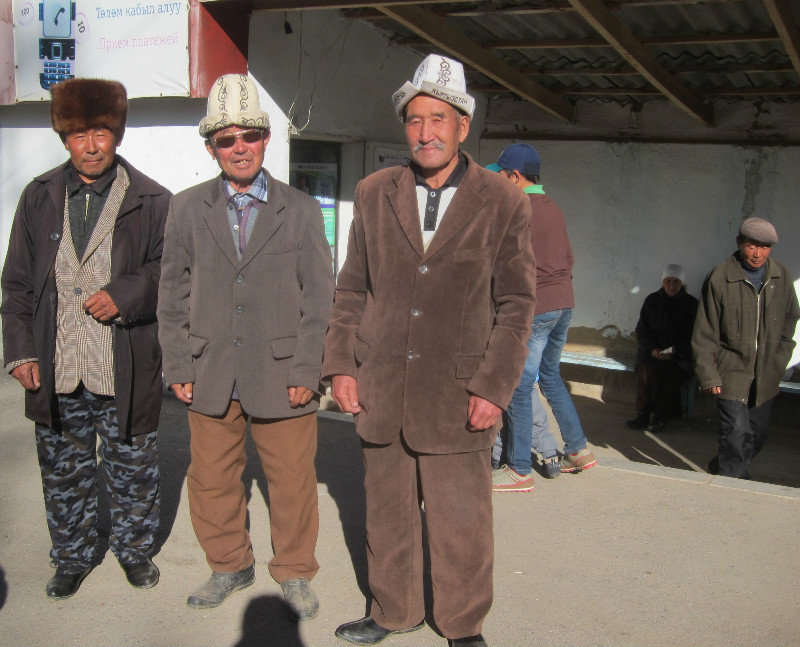 Kyrgyz people near Talas
