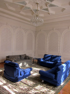 Dominique and Gulnara have a huge house in Tashkent