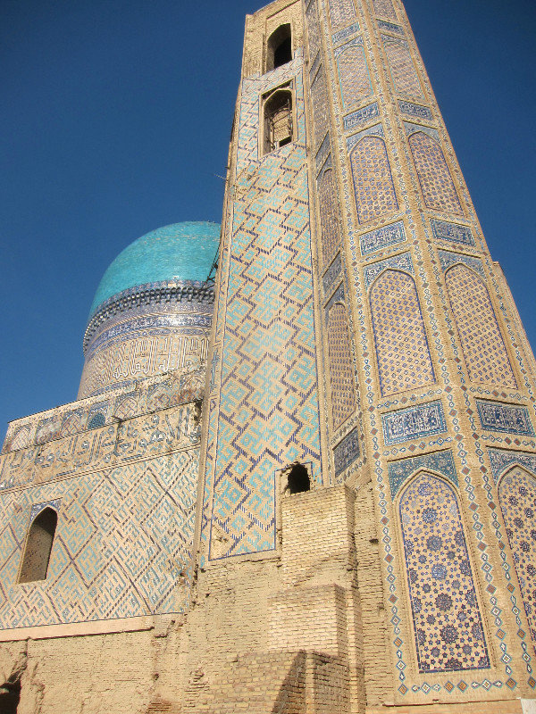 more mosaics at Bibi-Khanym Mosque