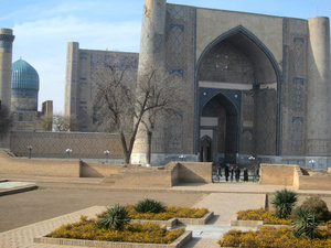 Outside Bibi-Khanym Mausoleum