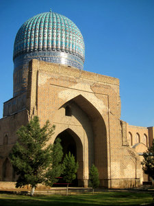 enjoying the visit of Samarkand