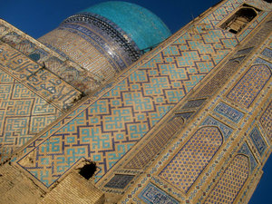 at Bibi-Khanym Mosque