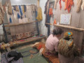 making carpets in Khiva