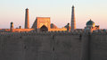 Khiva over sunset