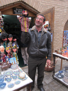 Khiva puppet showman