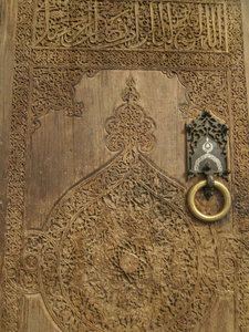ancient door in Khiva