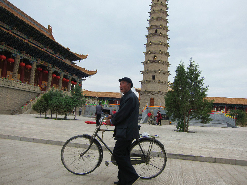 I am not the only one riding around Wuwei, Gansu