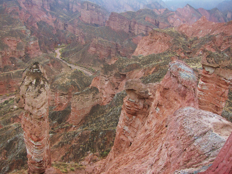 at Bing Gou Canyon, next to Dan Xia geopark