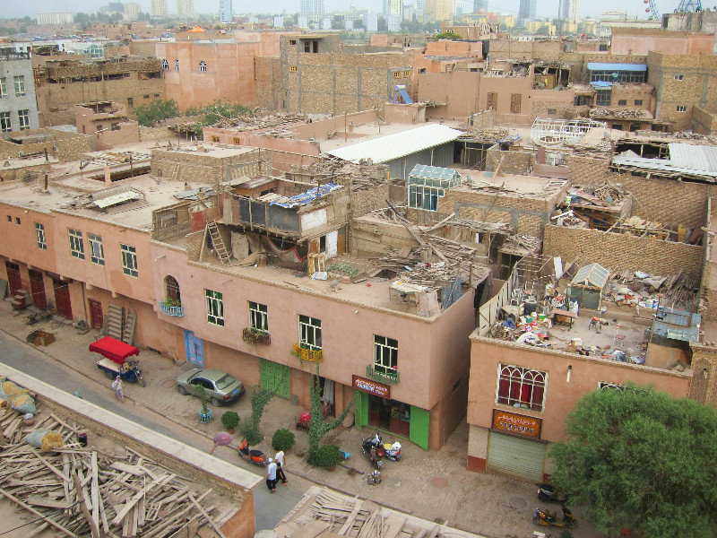 Kashgar from above