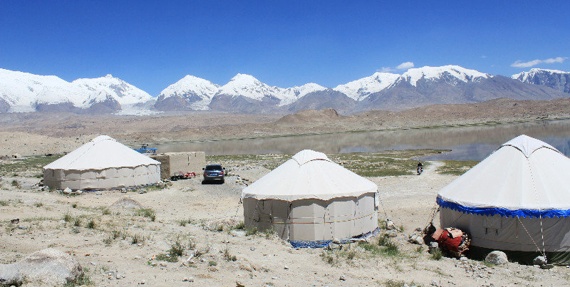 Kyrgyz yurts in Xinjiang Province