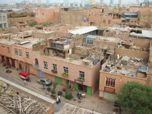 Kashgar from above