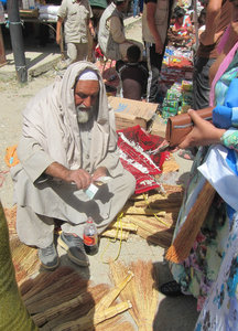 at the Afghan market in Khorof