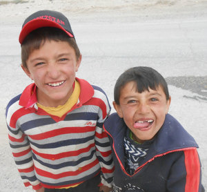 haha! Tajik kids in the Pamirs