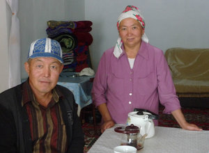 James'wife's family in Kochkor