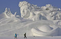 Beautiful snow sculpture in Harbin