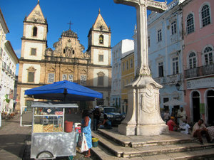 street scene in the old Pelourinho