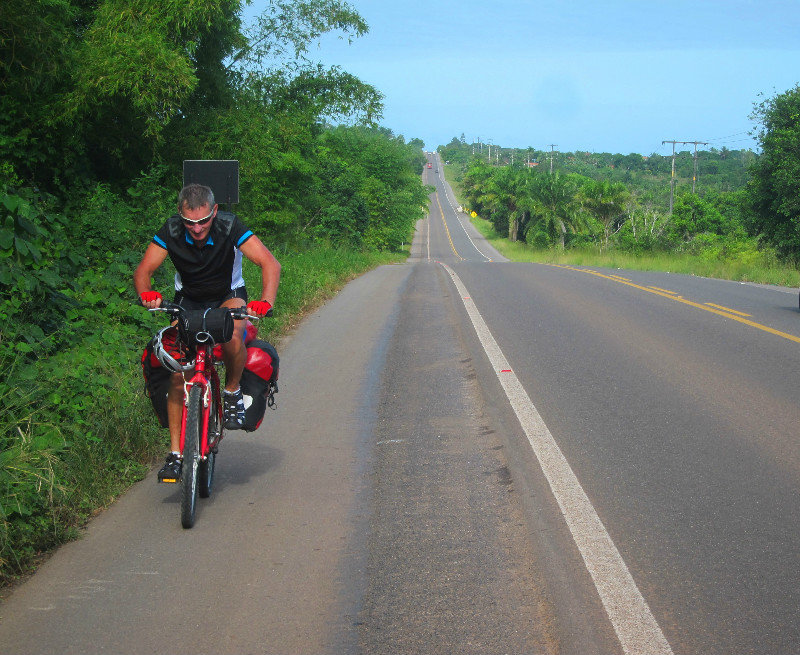 not a single stretch of flat road in Bahia!