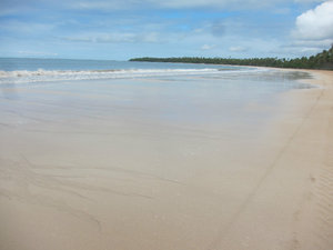 beach outside Garapua: beautiful and absolutely deserted!