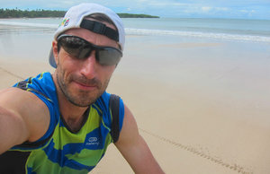 riding on the beach in Garapua 