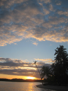 sunset on Ilha da Tinhare
