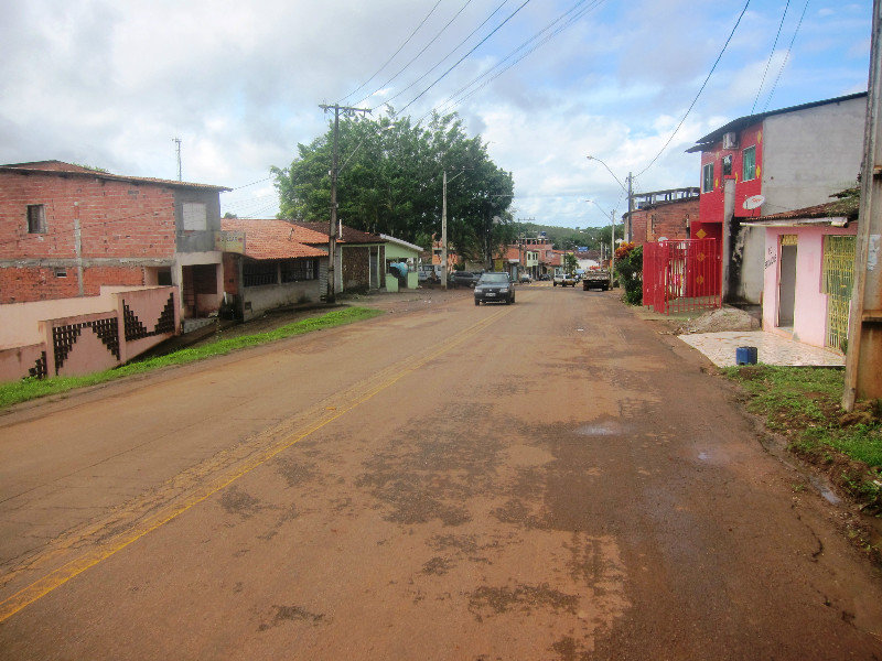 going through a small village on our way to Camamu