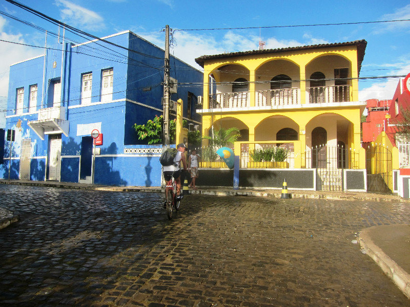 colorful houses in Itacare