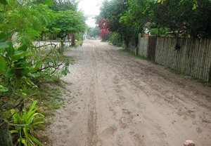 they weren't kidding when they said roads don't exist in Caraiva...