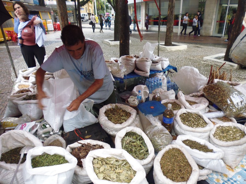 Indigenous medicine sold in the street