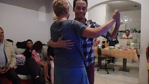 then he took my Mom on a little dance!